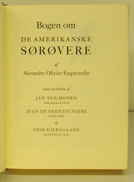 Bogen om de amerikanske Sørøvere