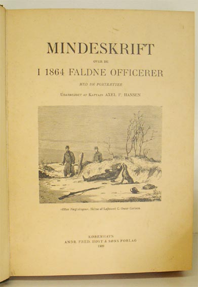 Mindeskrift over de i 1864 faldne officerer