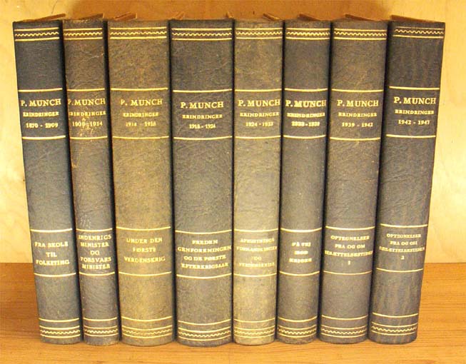 P. Munch. Erindringer