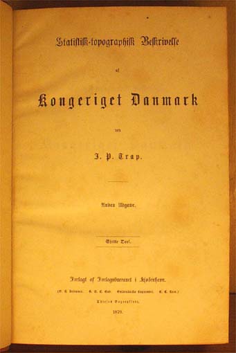 Statistisk-topographisk Beskrivelse af kongeriget Danmark