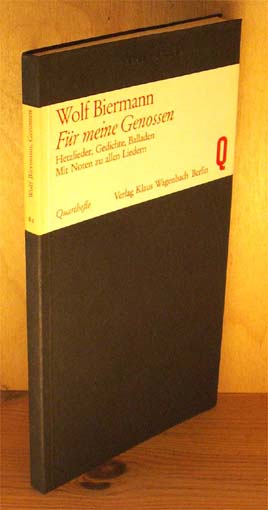 Für meine Genossen. Hetzlieder, Gedichte, Balladen