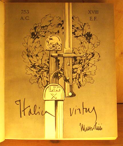 Almanacco del Regio Esercito 1939 - 1940. Itala Virtus