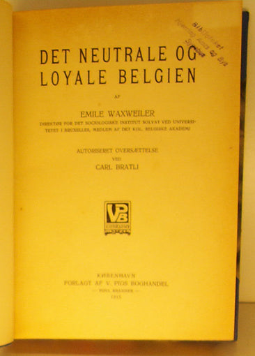 Det neutrale og loyale Belgien/Menneskeofre