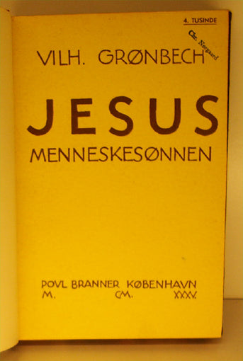 Jesus. Menneskesønnen