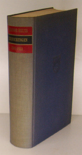 Erinnerungen 1905-1933