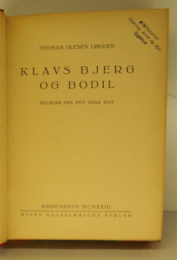 Klavs Bjerg og Bodil
