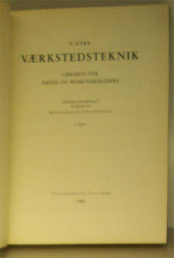 Værkstedsteknik