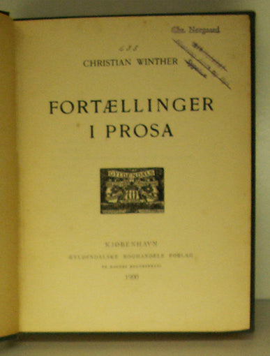 Fortællinger i prosa