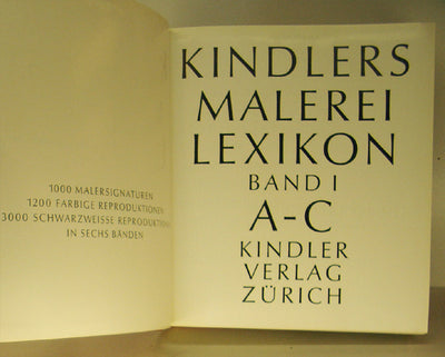 Kindlers Malerei Lexikon in 6 (sechs) Bänden
