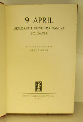 9. april skildret i breve fra danske soldater