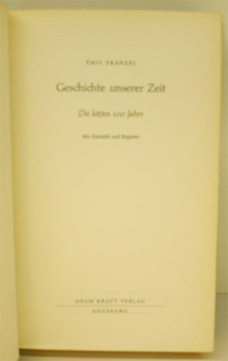 Geschichte unserer Zeit