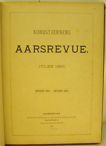 Nordstjernes Aarsrevue. Julen 1889 - 1890 - 1891 - 1892