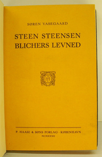 Digteren Steen Steensen Blichers levned
