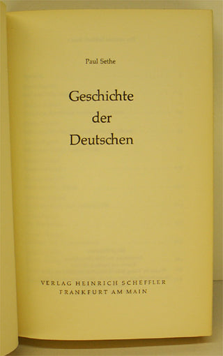 Geschichte der Deutschen