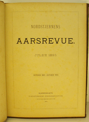 Nordstjernens Aarsrevue. 1893 - 1894 - 1895