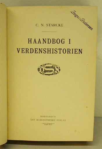 Haandbog i verdenshistorien