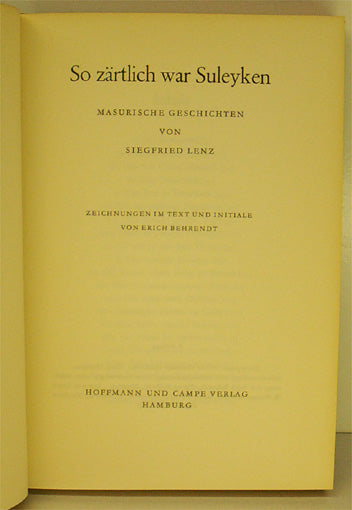 So zärtlich war Suleyken