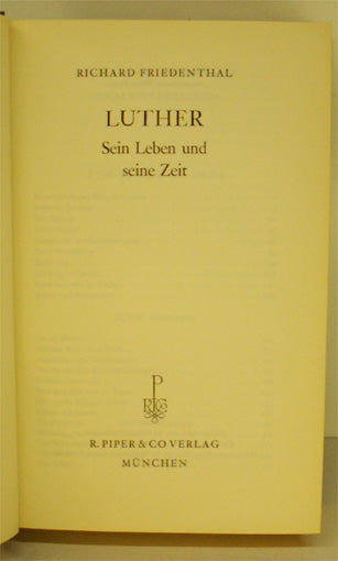 Luther. Sein Leben und seine Zeit