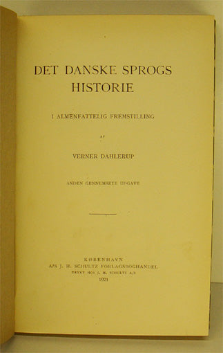 Det danske sprogs historie
