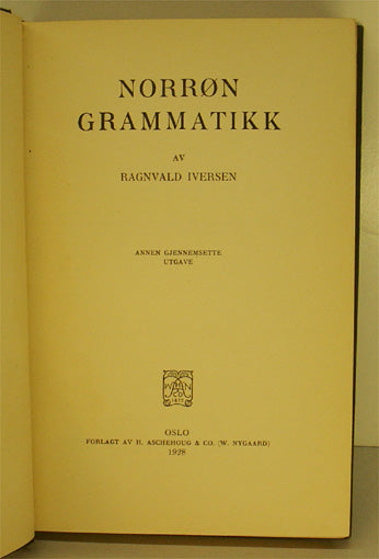Norrøn grammatikk