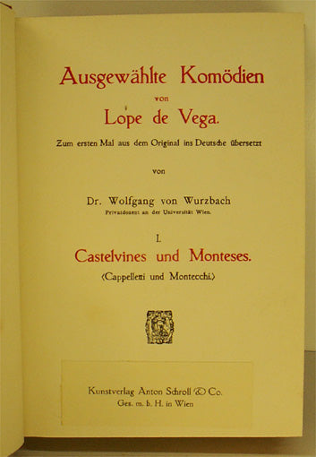 Ausgewählte komödien