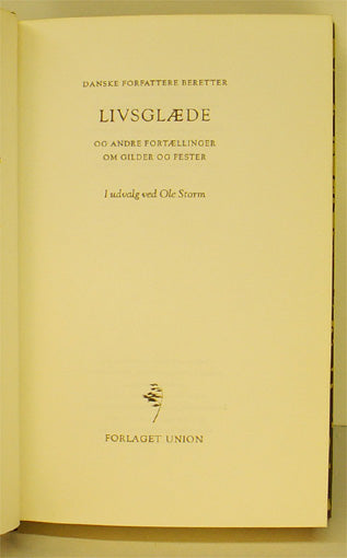 Livsglæde og andre fortællinger