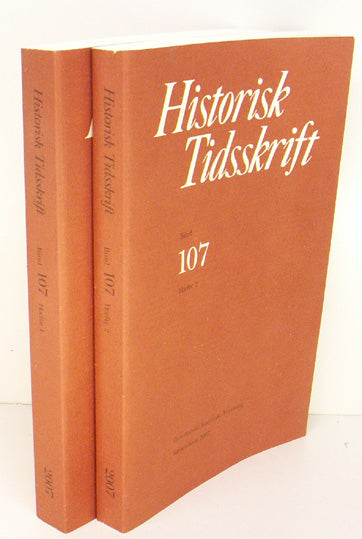 Historisk Tidsskrift. bind 107 hefte 1-2