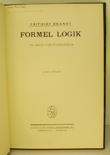 Formel Logik