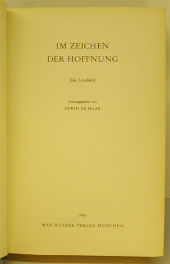 Im zeichen der Hoffnung