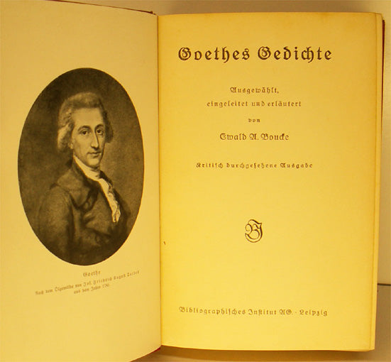 Goethes Gedichte.