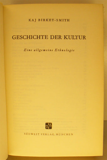 Geschichte der Kultur