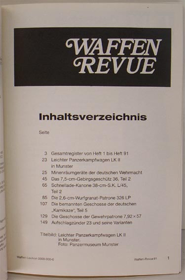 Waffen Revue nr 91