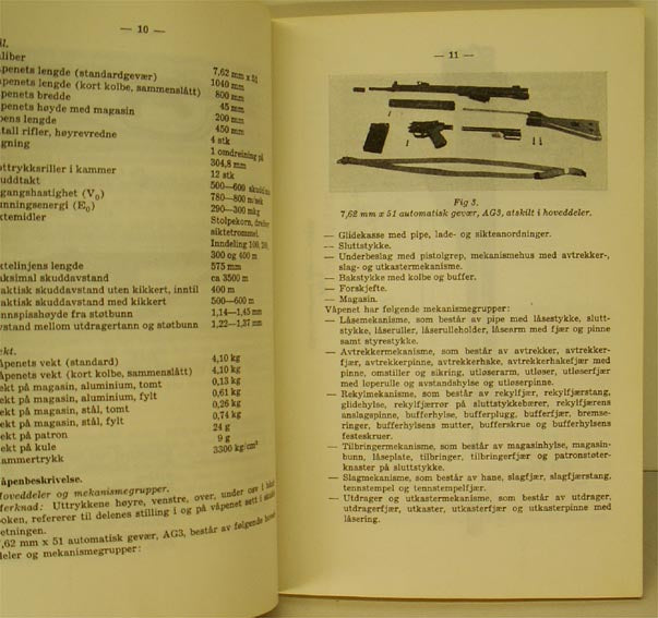 Teknisk Håndbok  Gevær, automatisk, 7,62 MM x 51, AG3
