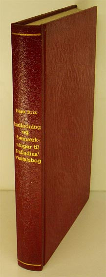 Indledning og Bemærkninger til Palladius Visitatsbog