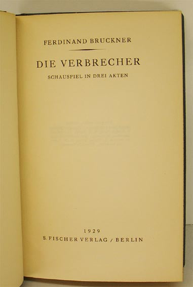 Die Verbrecher