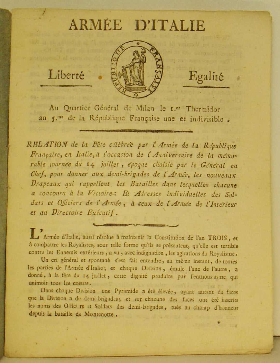 Armée D'Italie