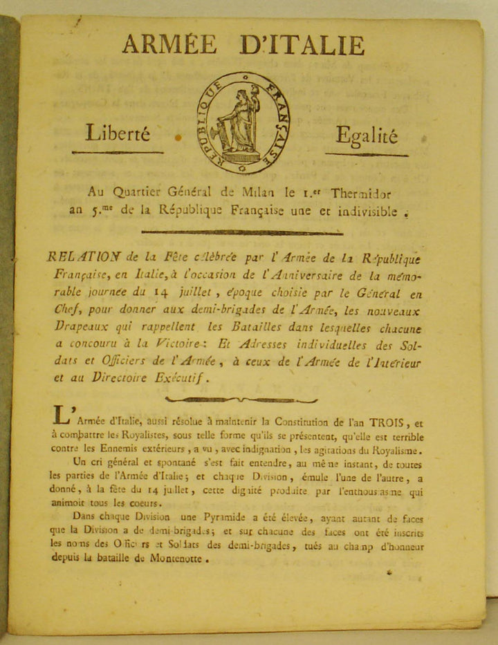 Armée D'Italie