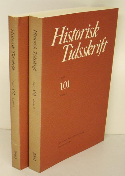 Historisk Tidsskrift. bind 101 hefte 1-2