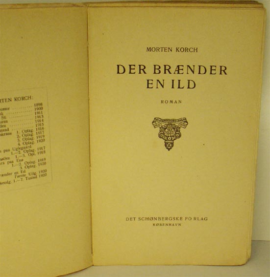Der brænder en ild