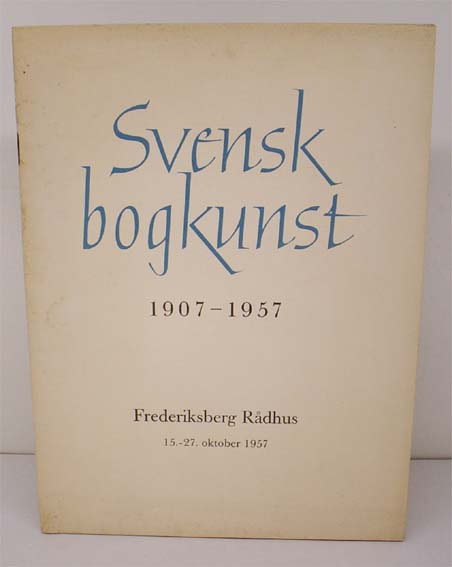 Svensk bogkunst 1907-1957