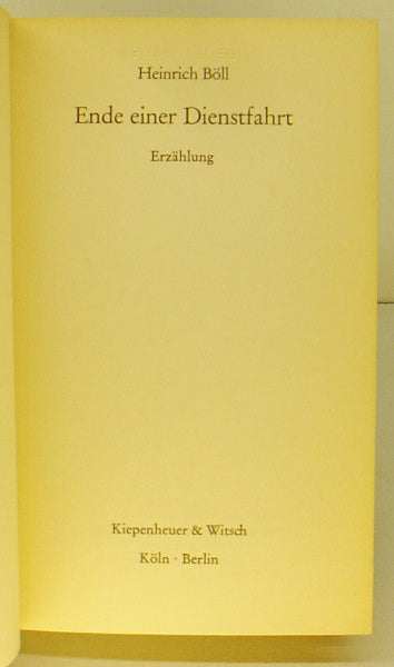 Ende einer Dienstfahrt