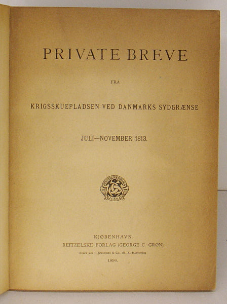 Fra Krigsskuepladsen ved Danmarks sydgrænse 1813