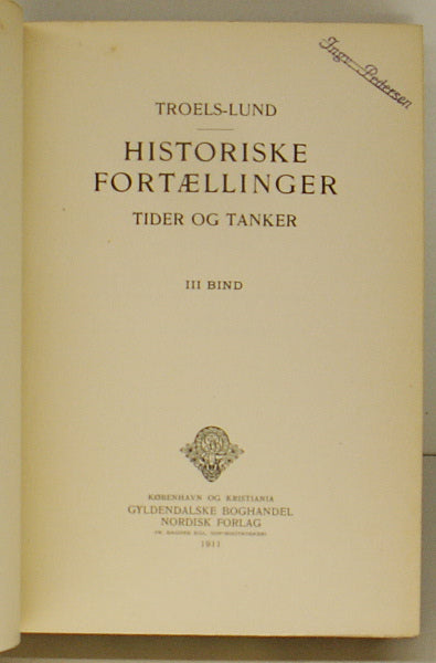 Historiske fortællinger, III. bind