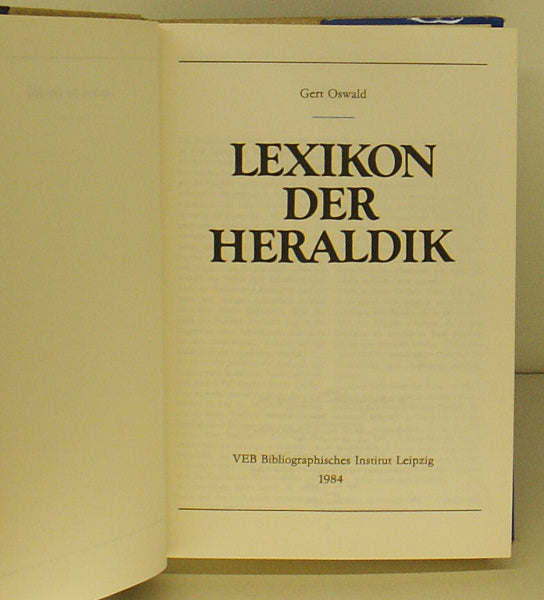 Lexikon der Heraldik