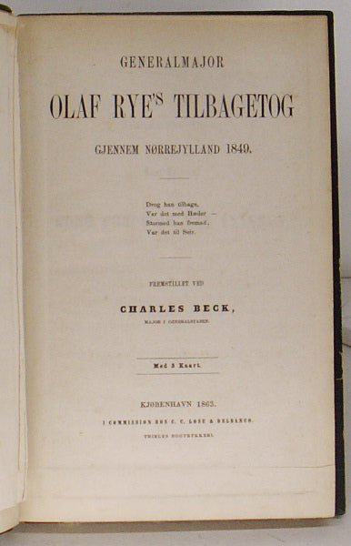 Generalmajor Olaf Ryes tilbagetog gennem Nørrejylland 1849