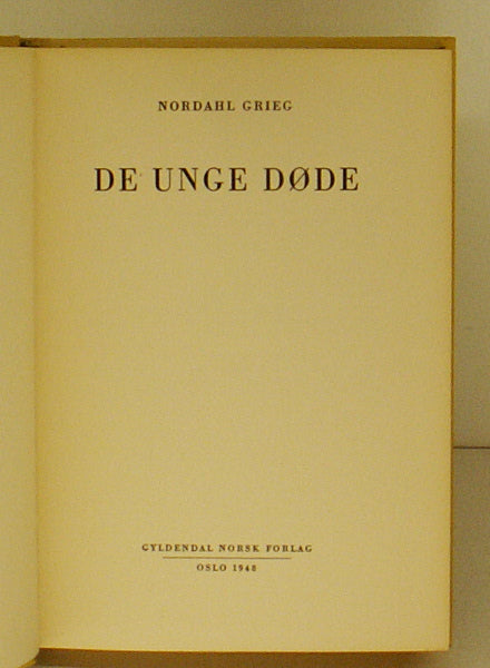 De unge døde