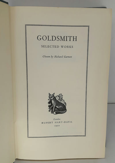 Goldsmith. Selected works