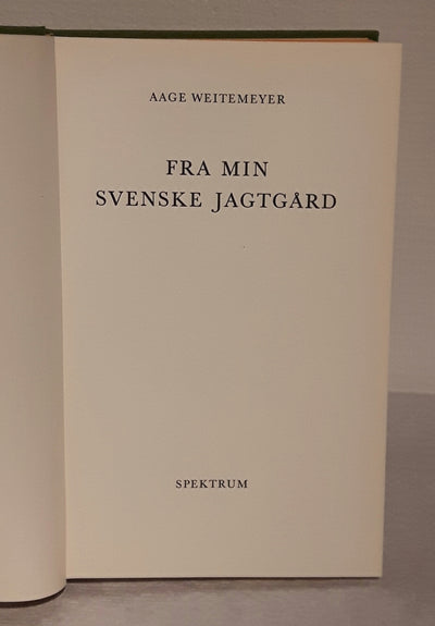 Fra min svenske jagtgård