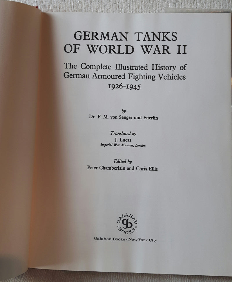German Tanks of World War II.