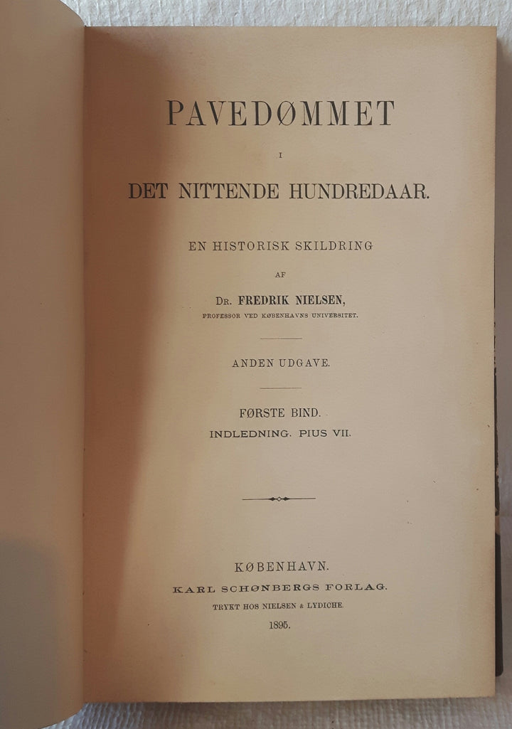 Pavedømmet i det nittende hundredaar
